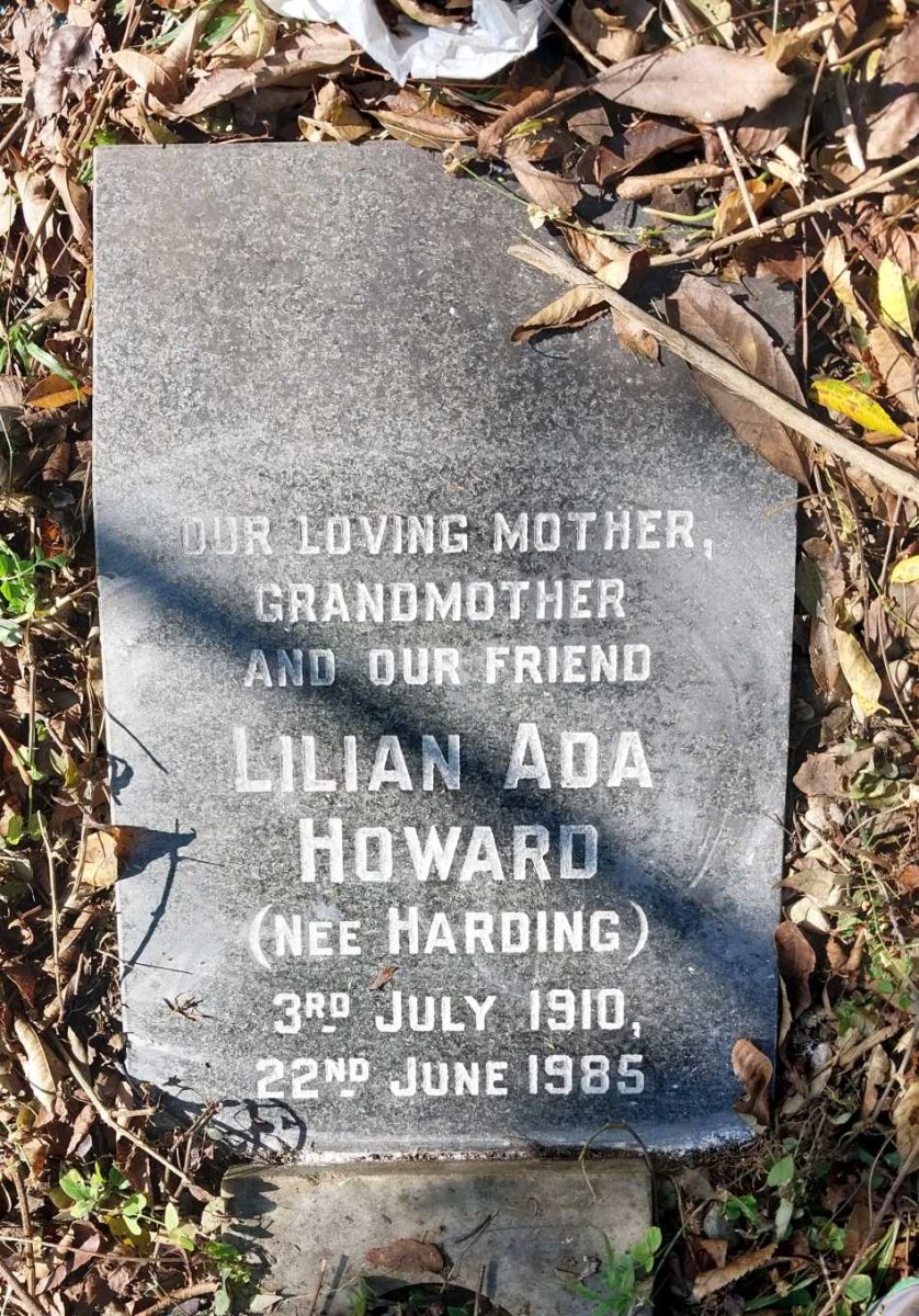 HOWARD Lilian Ada nee HARDING 1910-1985