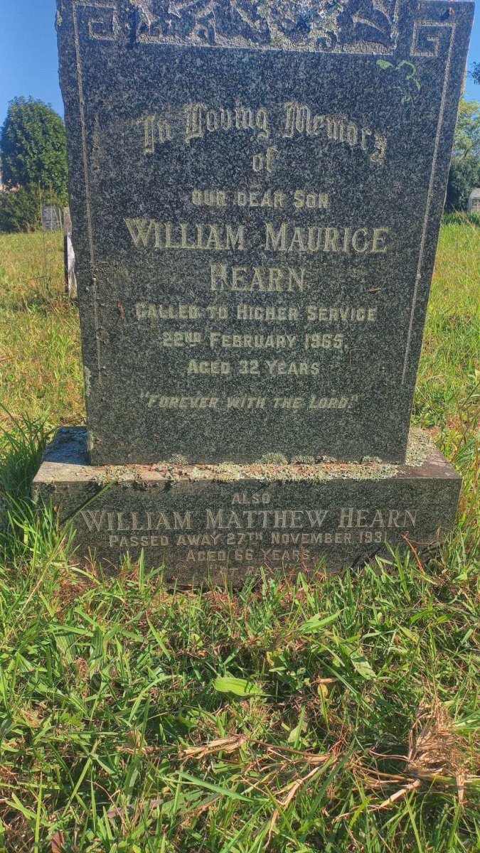 HEARN William Maurice -1965 :: HEARN William Mathew -1931