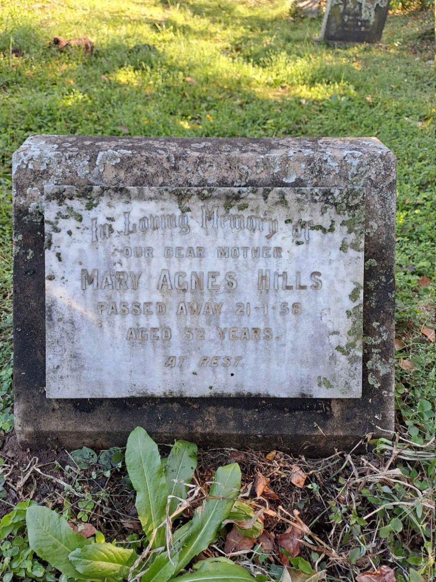 HILLS Mary Agnes -1958