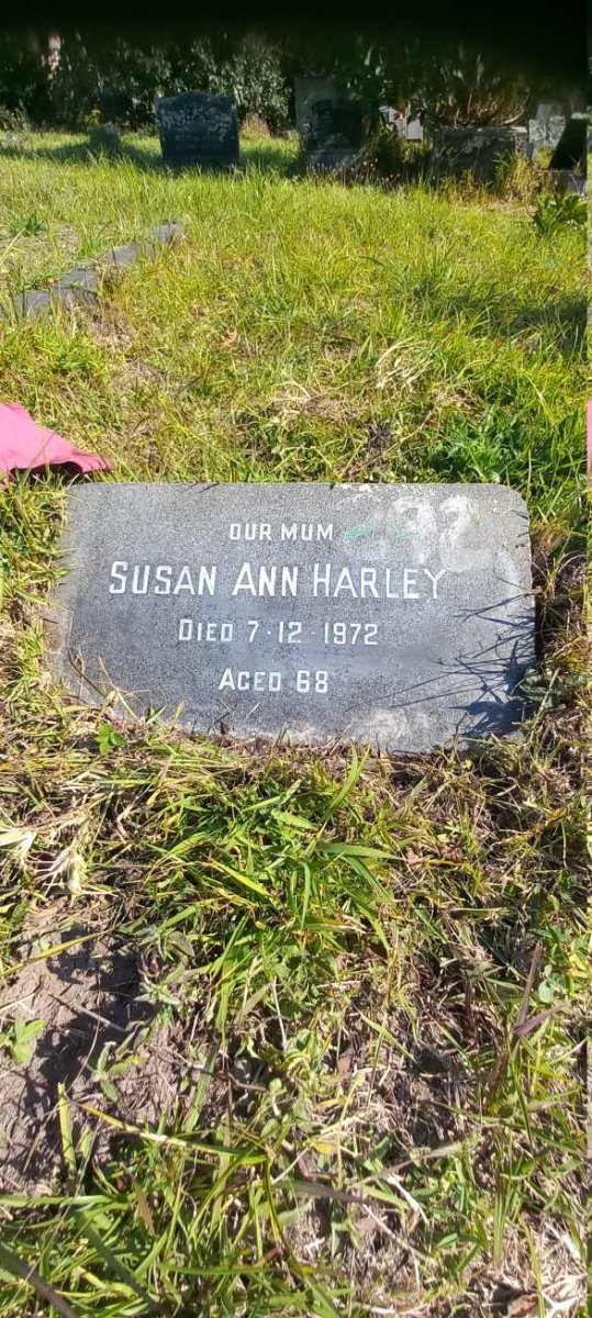 HARLEY Susan Ann -1972