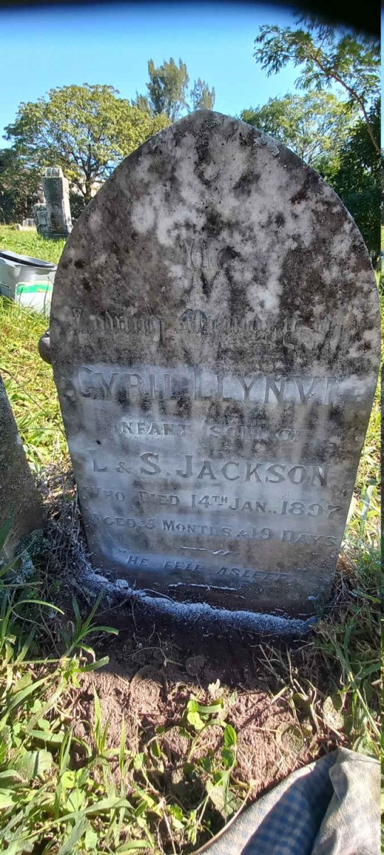 JACKSON Cyril Llynvi -1897