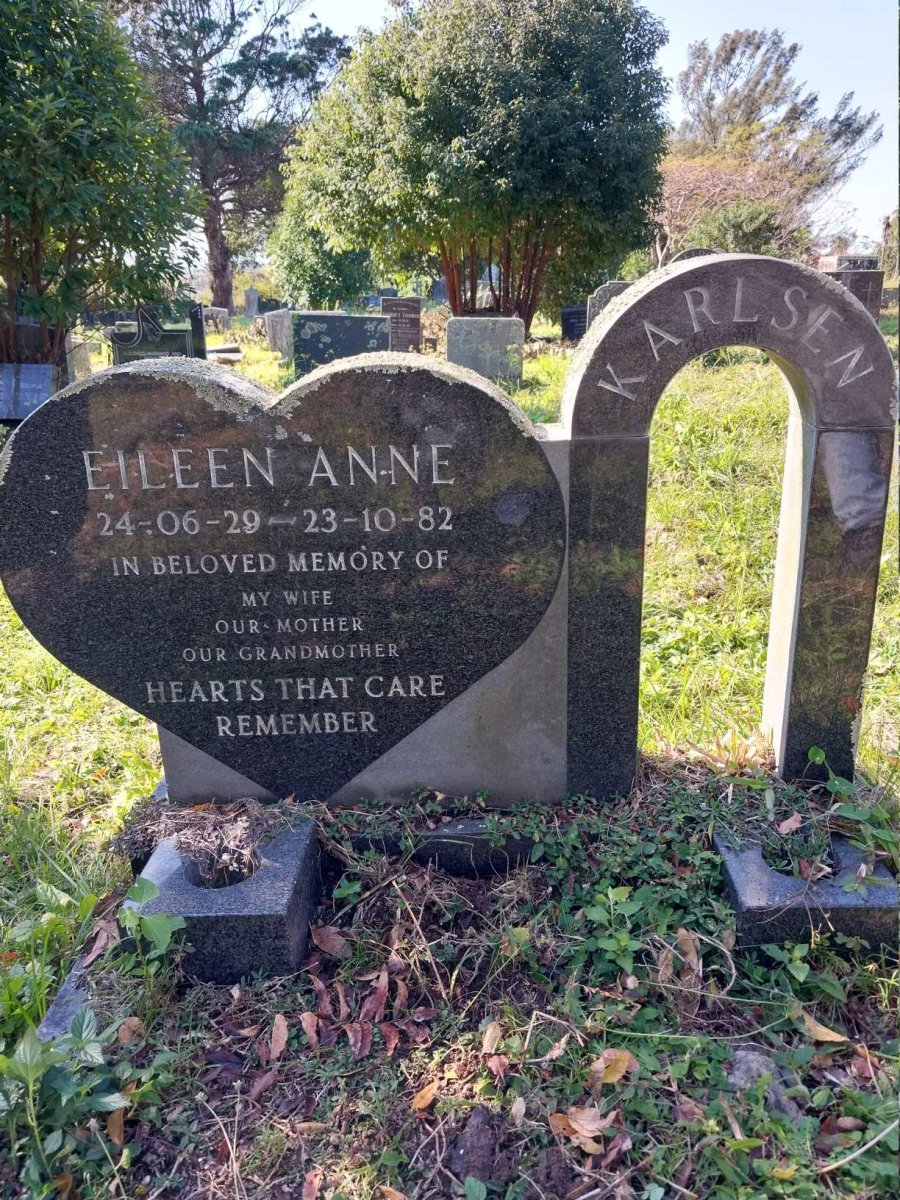 KARLSEN Eileen Anne 1929-1982