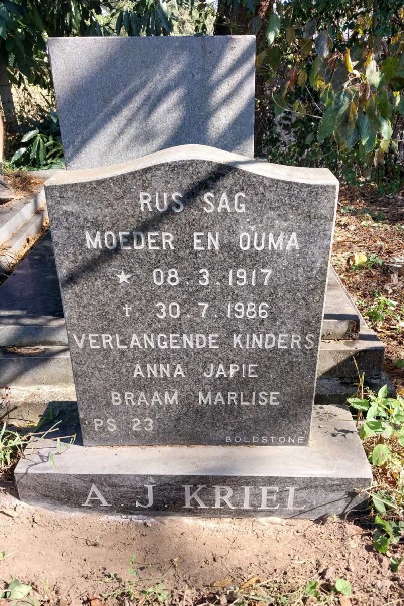 KRIEL A.J. 1917-1986