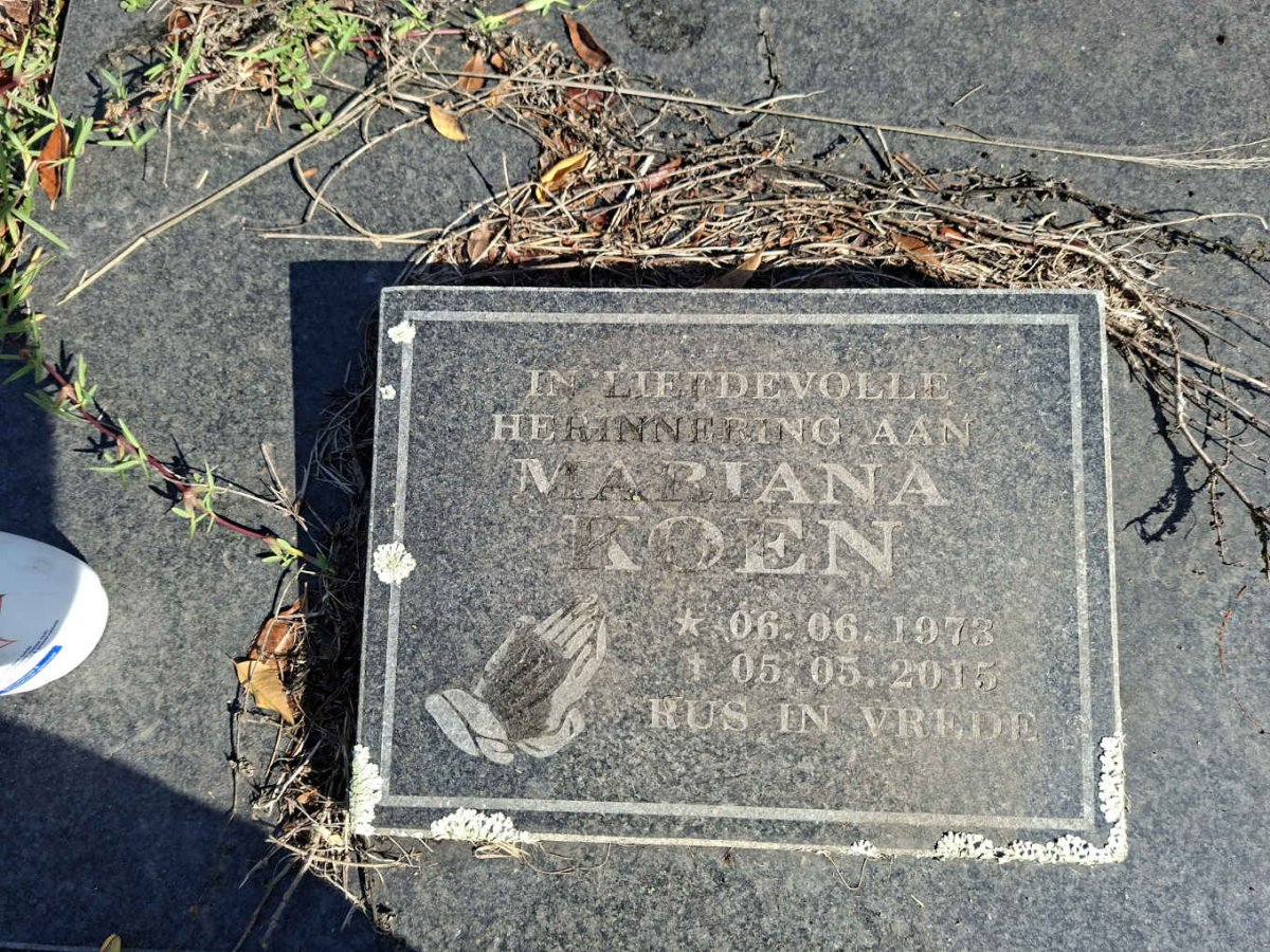 KOEN Mariana 1973-2015