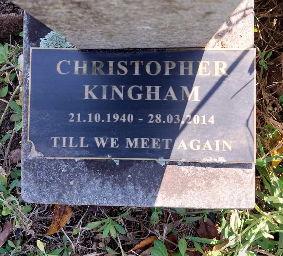 KINGHAM Christopher 1940-2014
