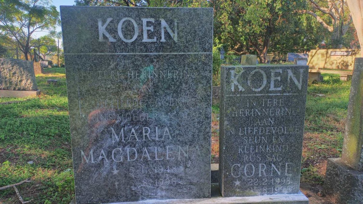 KOEN Maria Magdalena 1948-1998 :: KOEN Corne 1993-1998