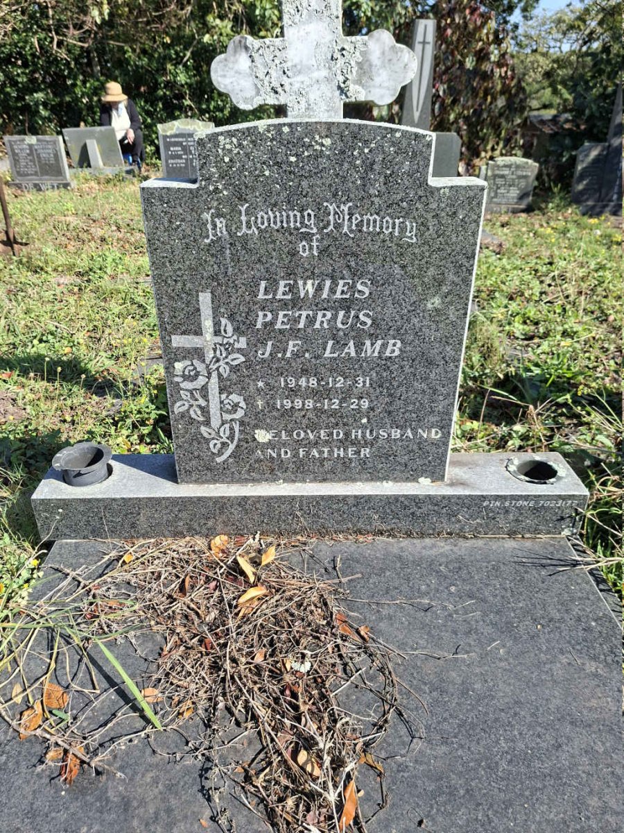 LAMB Lewies Petrus J.F. 1948-1998