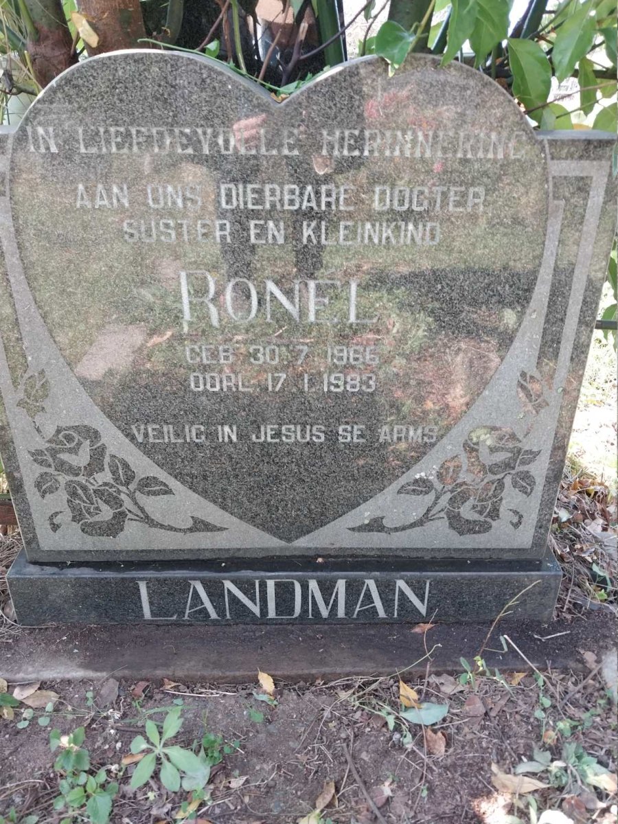 LANDMAN Ronel 1966-1983