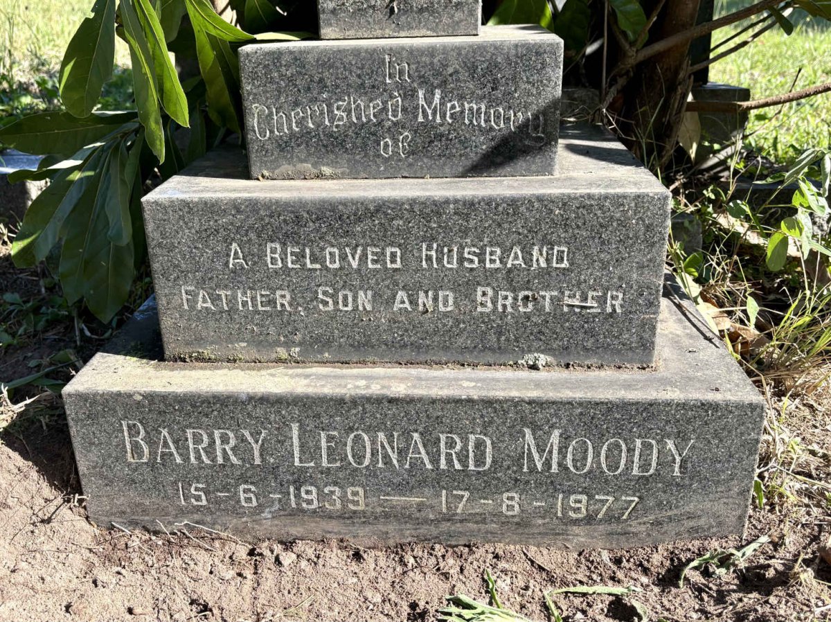 MOODY Barry Leonard 1939-1977