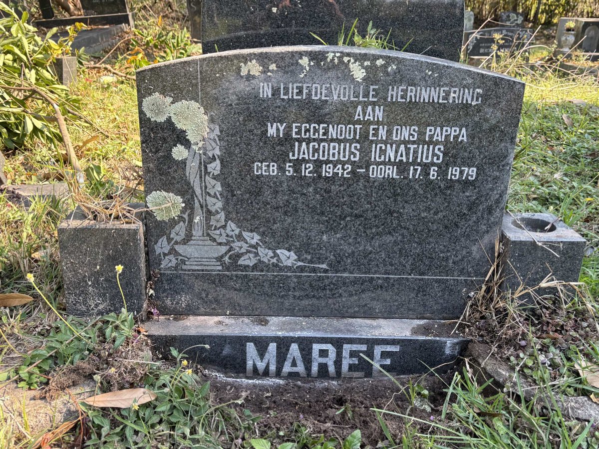 MAREE Jacobus Ignatius 1942-1979