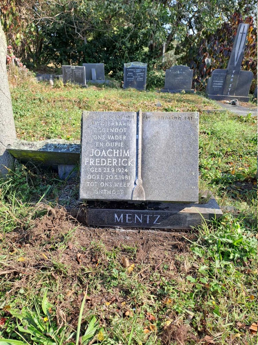 MENTZ Joachim Frederick 1924-1981