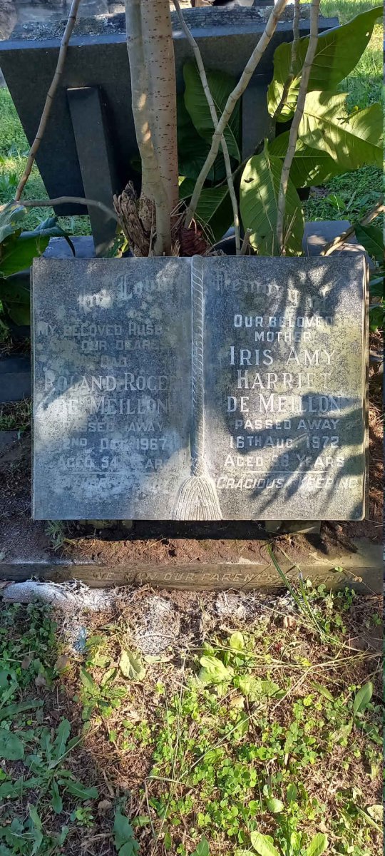 MEILLON Roland Roger, de -1967 & Iris Amy Harriet -1972