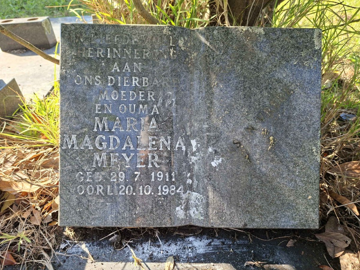 MEYER Maria Magdalena 1911-1984