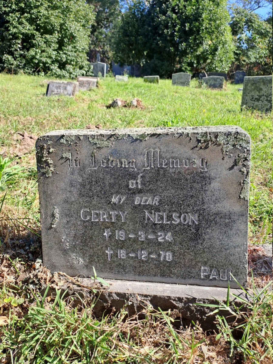NELSON Gerty 1924-1970