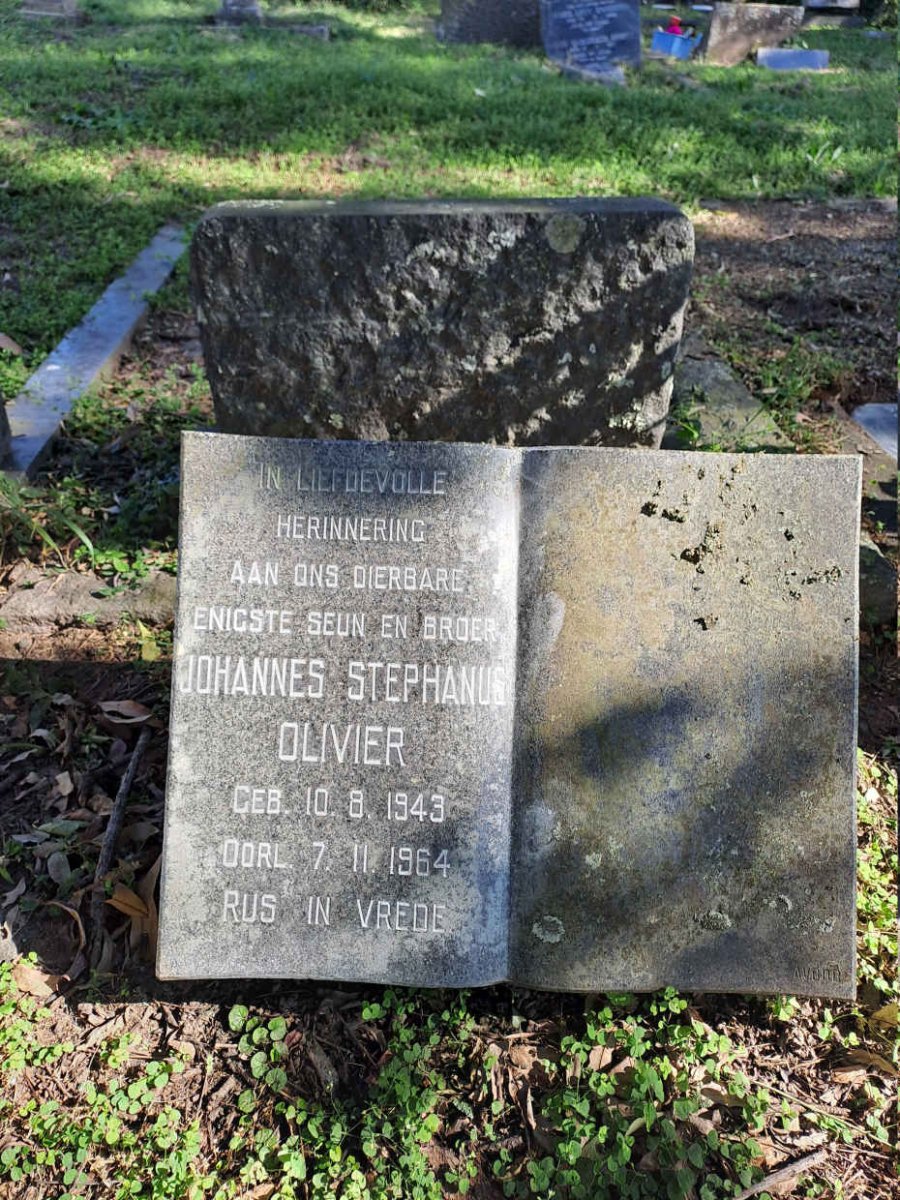 OLIVIER Johannes Stephanus 1943-1964