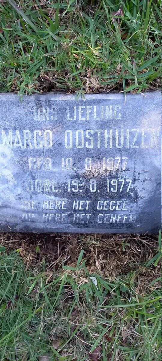 OOSTHUIZEN Marco 1977-1977