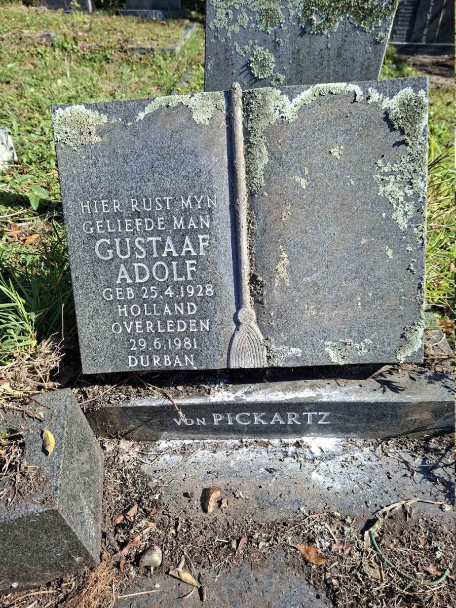PICKARTZ Gustaaf Adolf, von 1928-1981
