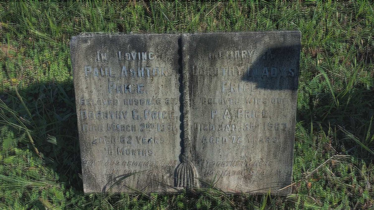 PRICE Paul Ashton -1951 & Dorothy Gladys -1963