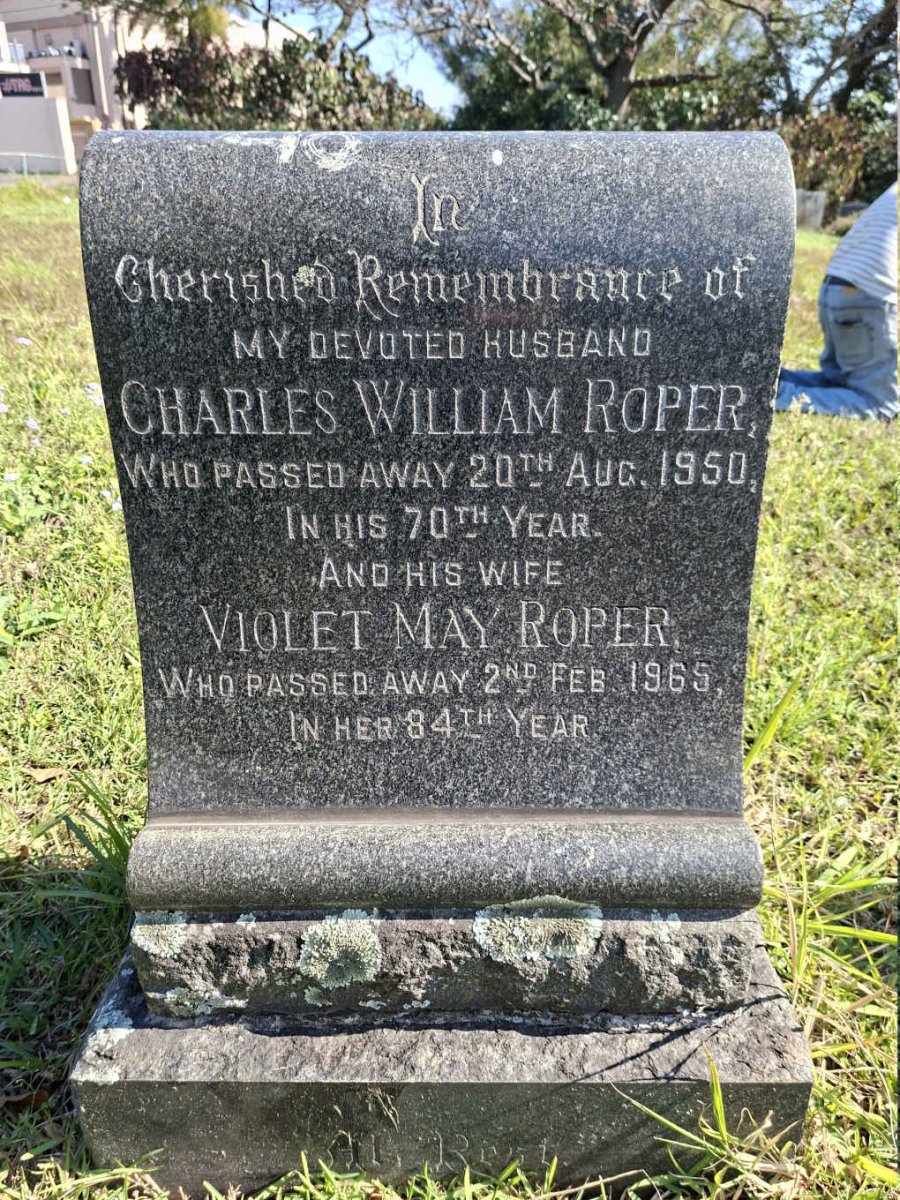 ROPER Charles William -1950 & Violet May -1965