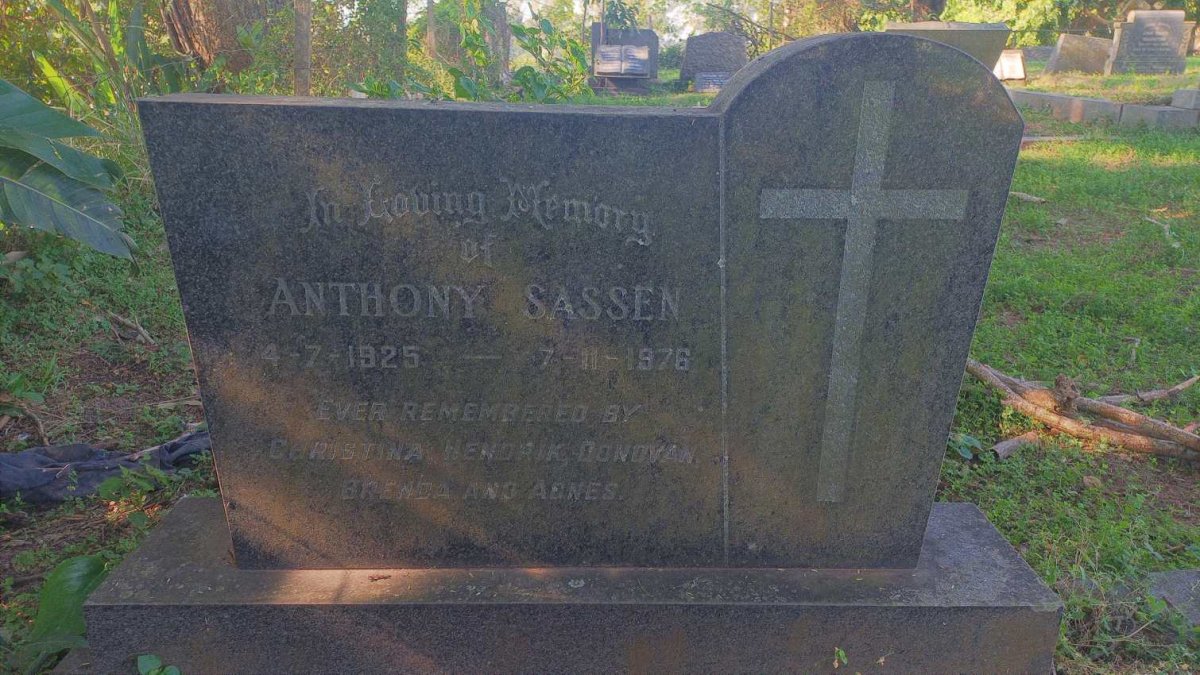 SASSEN Anthony 1925-1976