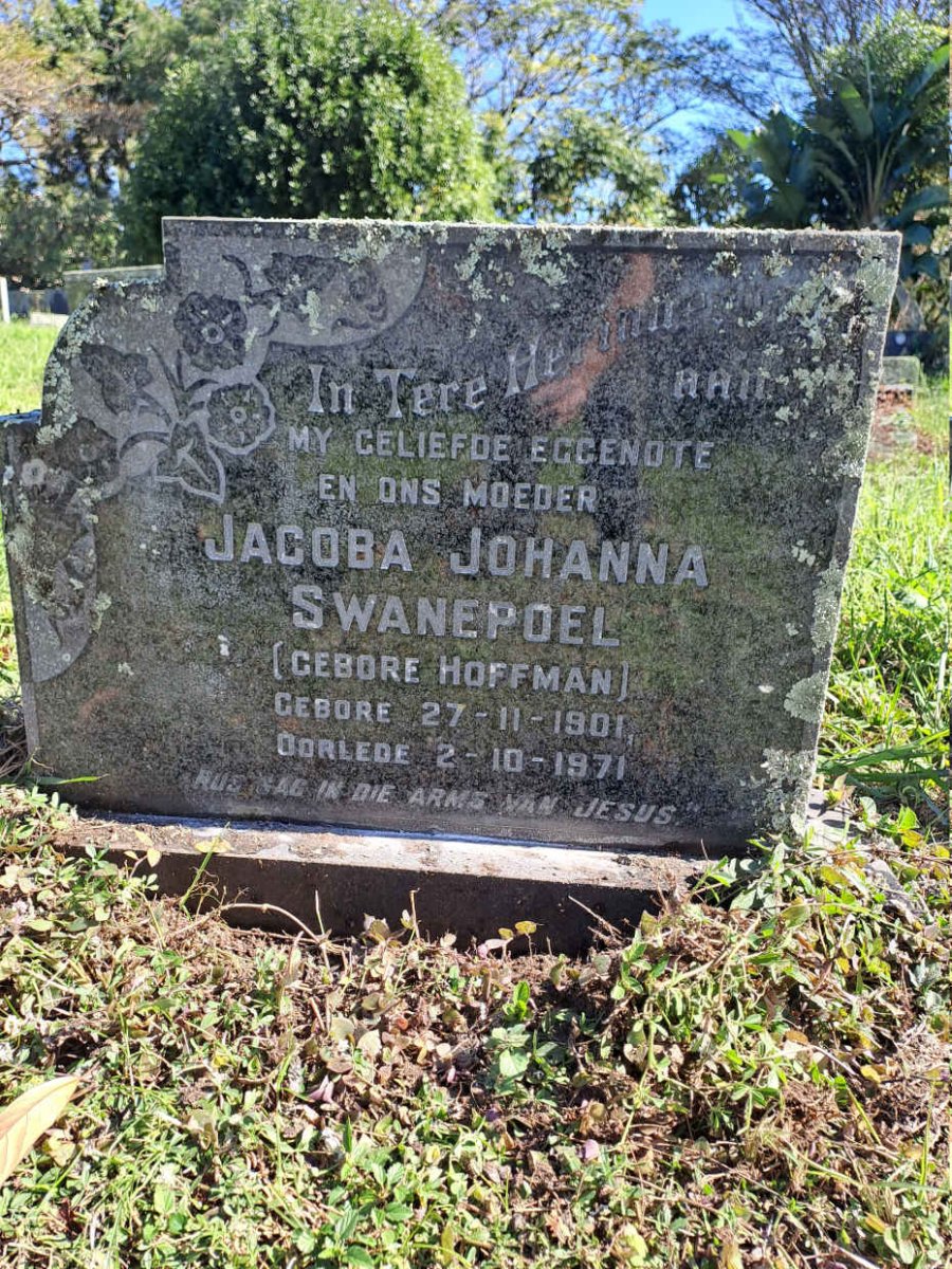 SWANEPOEL Jacoba Johanna nee HOFFMAN 1901-1971