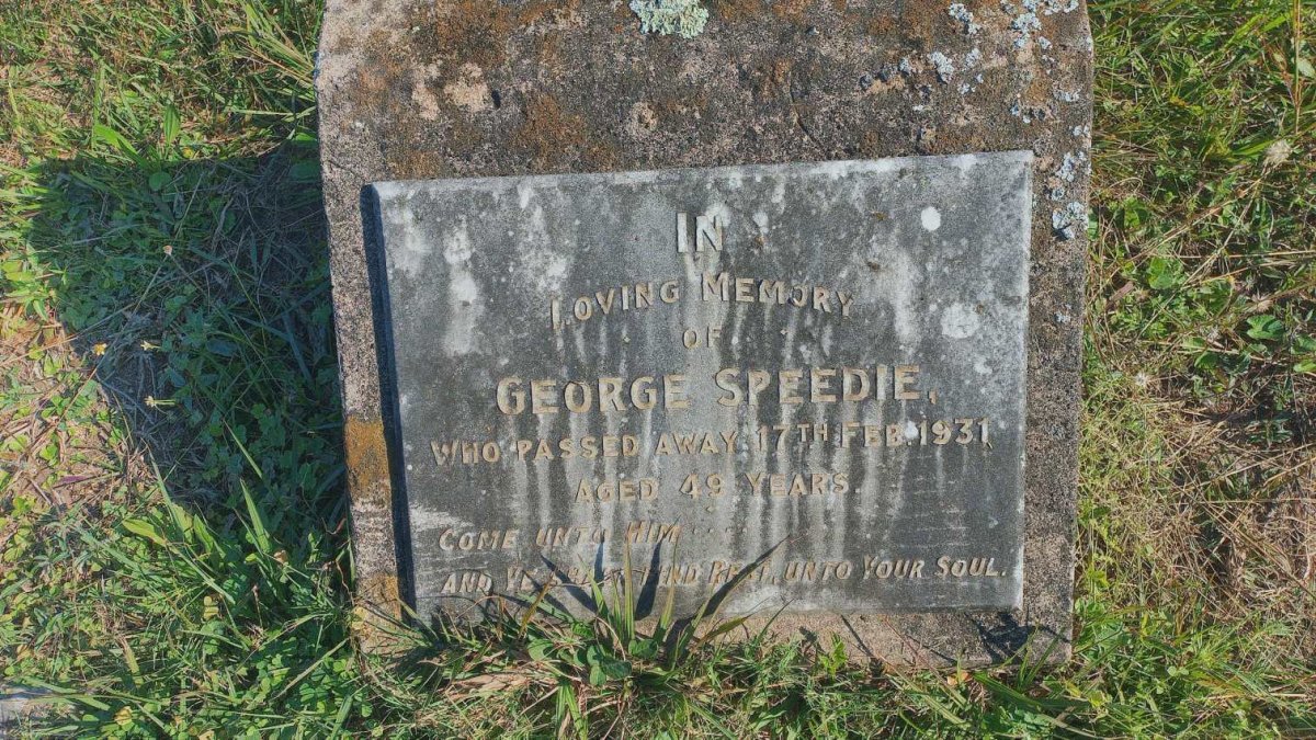 SPEEDIE George -1931