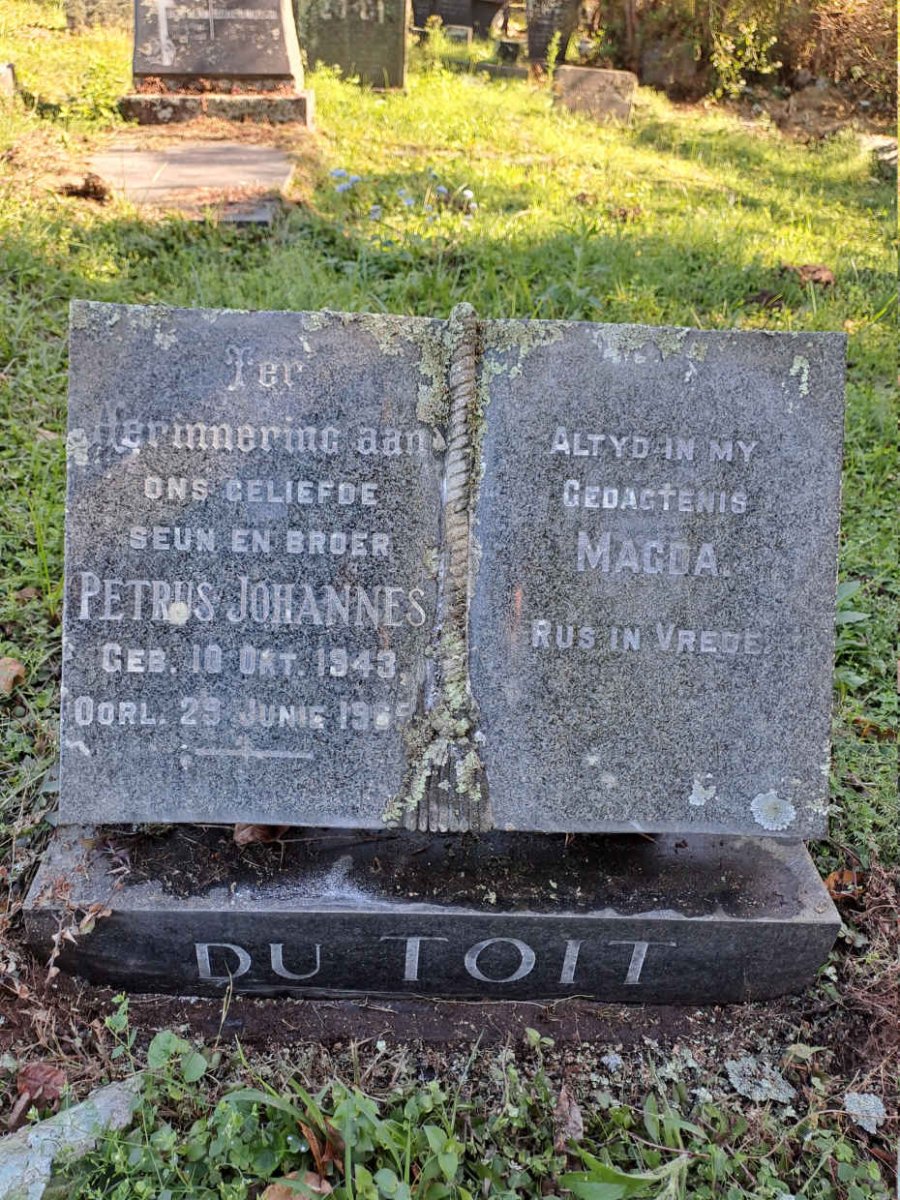 TOIT Petrus Johannes, du 1943-1965