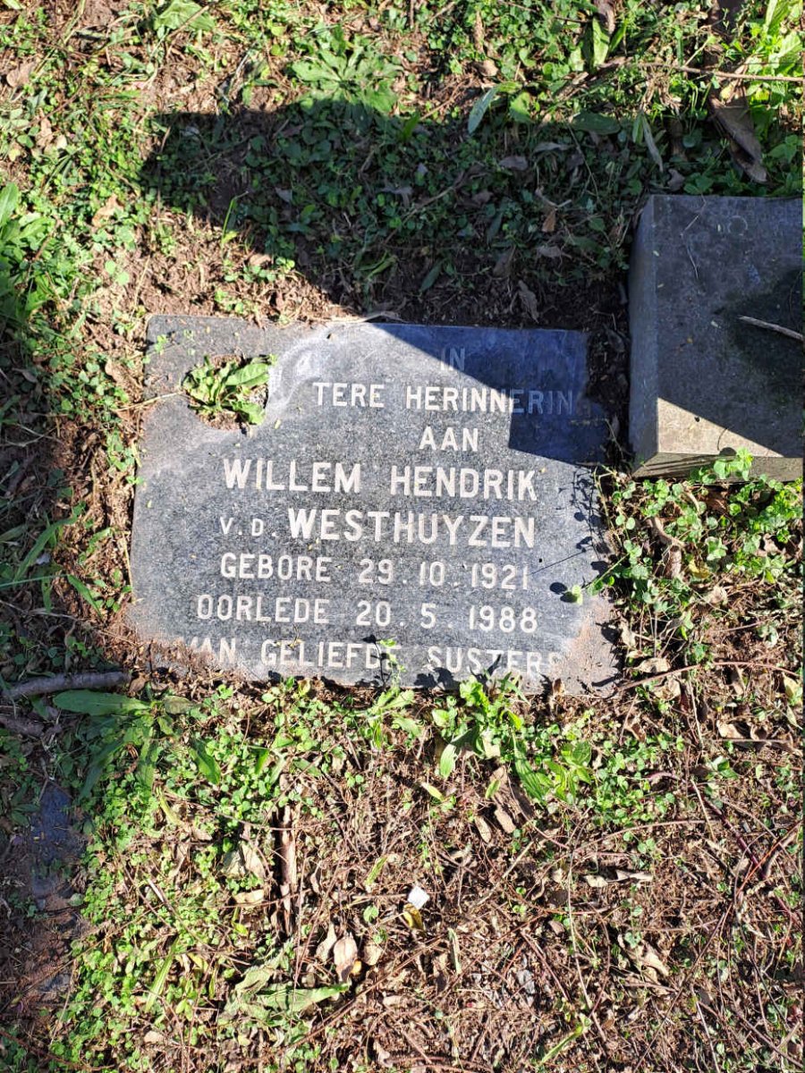 WESTHUYZEN Willem Hendrik, v.d. 1921-1988