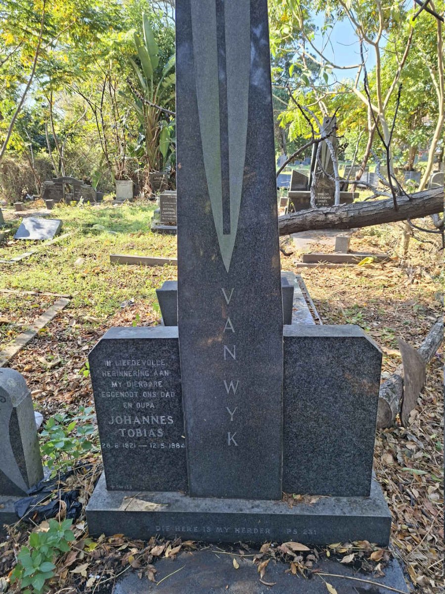 WYK Johannes Tobias, van 1921-1984