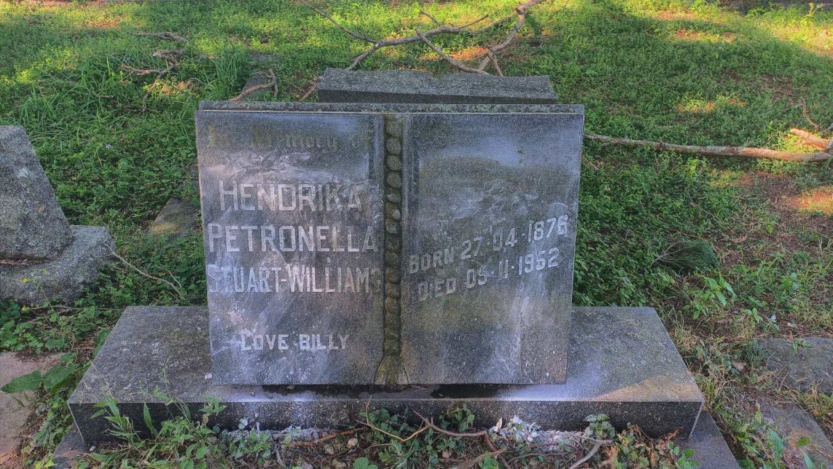 WILLIAMS Hendrika Petronella, STUART- 1876-1952