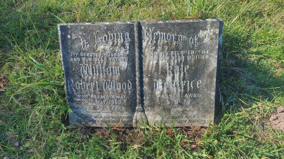 WOOD William Robert -1950 & Kate Beatrice -1974