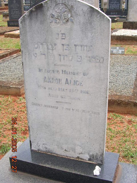 ALICE Aaron -1916