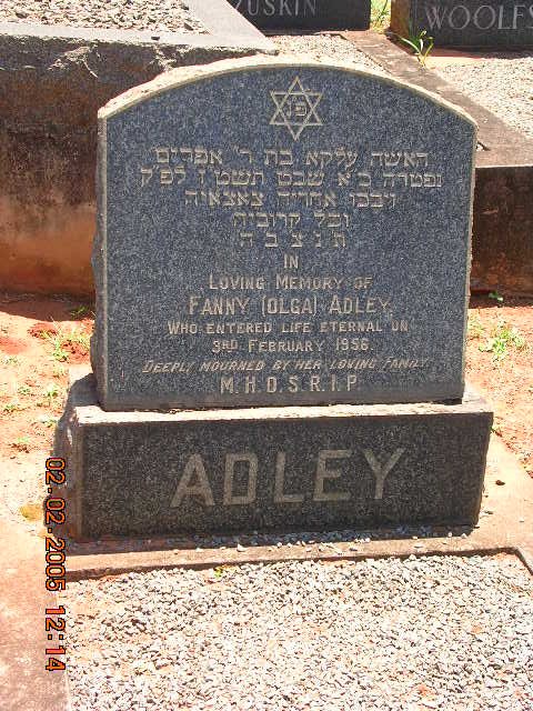 ADLEY Fanny -1956