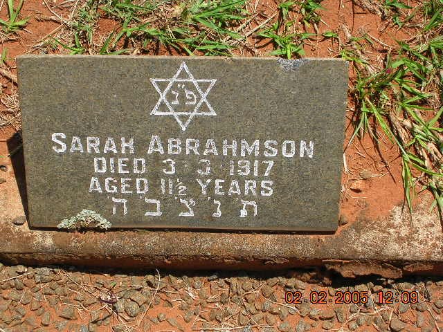 ABRAHMSON Sarah -1917