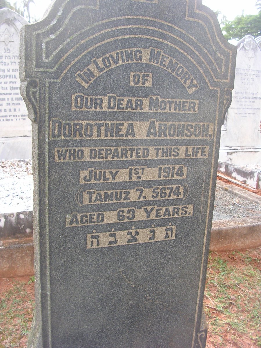 ARONSON Dorothea -1914