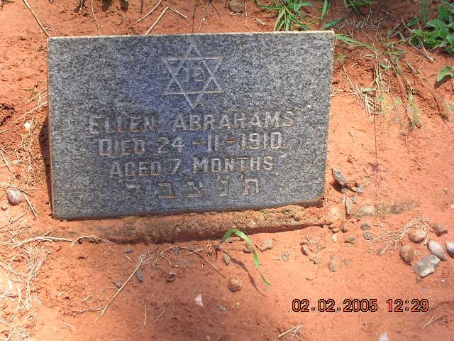 ABRAHAMS Ellen -1910