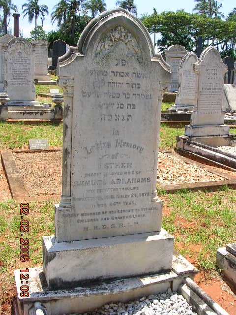 ABRAHAMS Esther