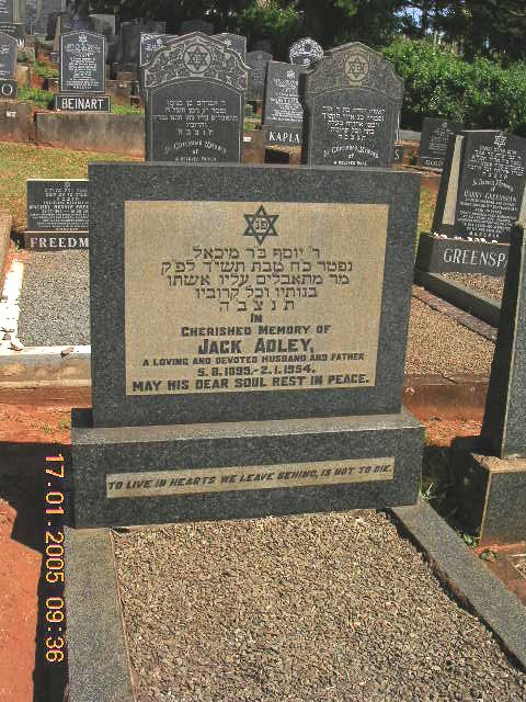 ADLEY Jack 1899-1954