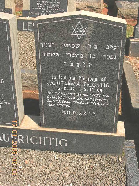 AUFRICHTIG Jacob 1907-1984