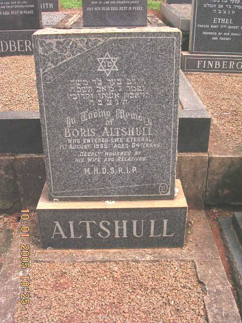 ALTSHULL Boris -1985
