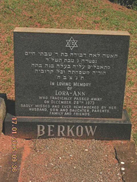 BERKOW Lora-Ann -1973