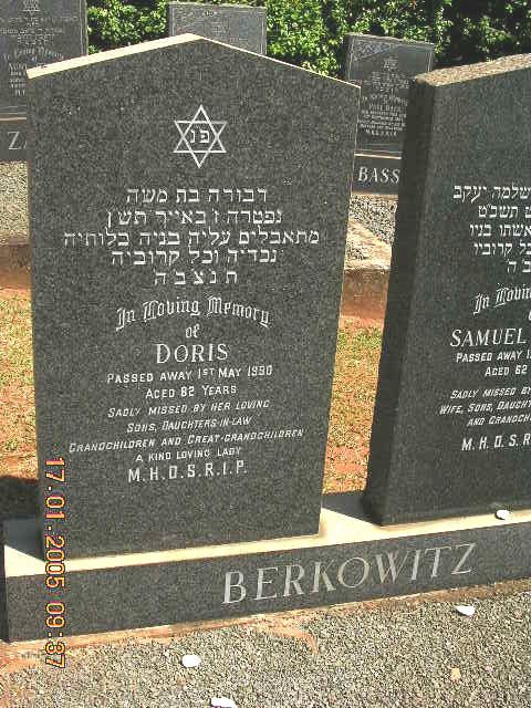 BERKOWITZ Doris -1990