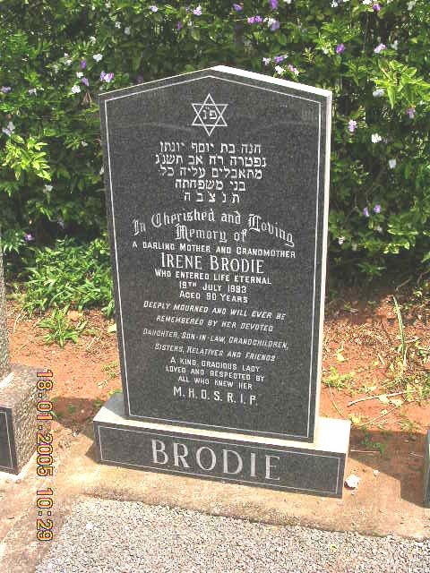 BRODIE Irene -1993