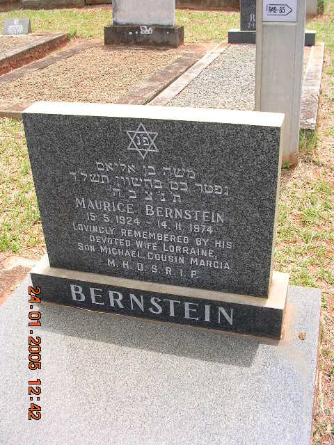 BERNSTEIN Maurice 1924-1974