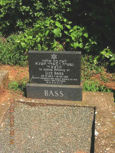 BASS Lily 1903-1991