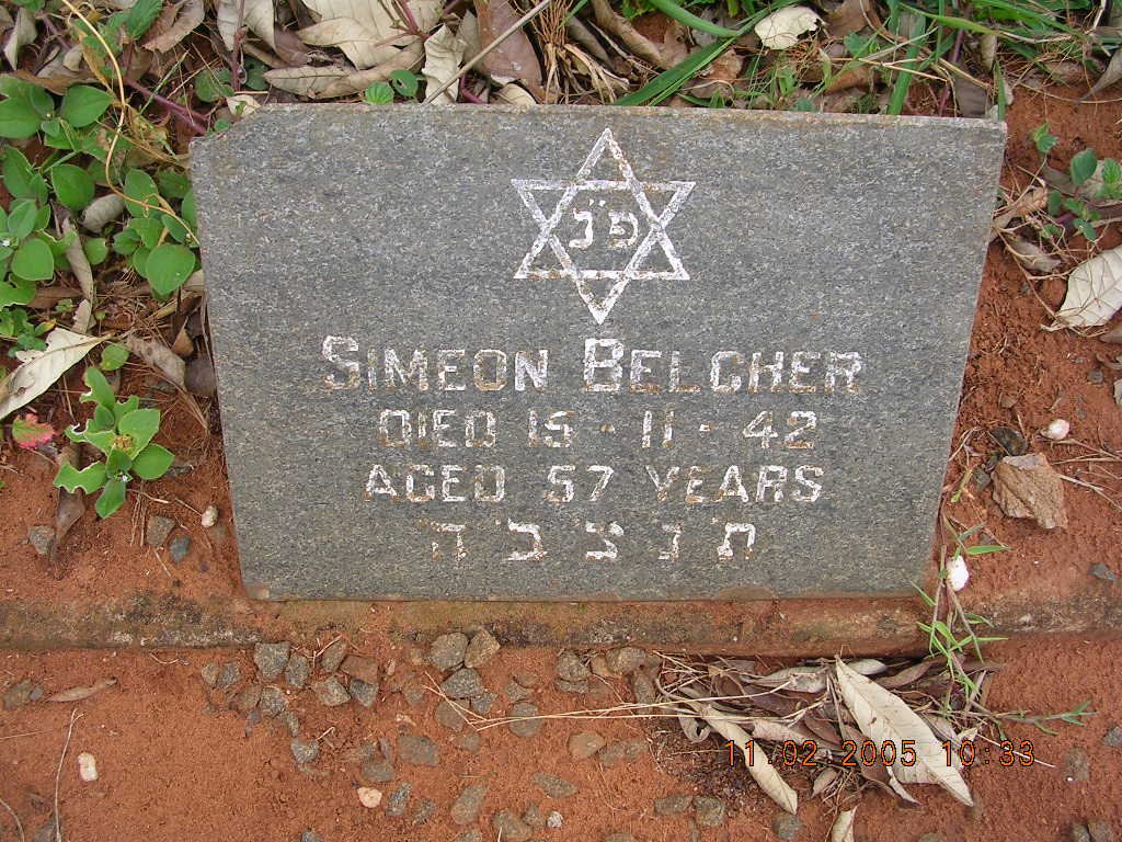 BELCHER Simeon -1942