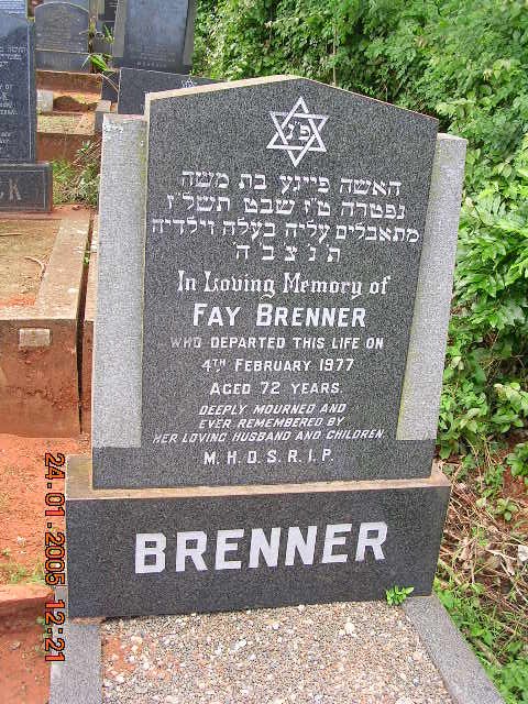 BRENNER Fay -1977