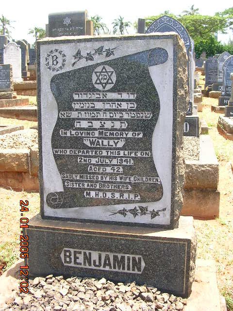 BENJAMIN Wally -1941