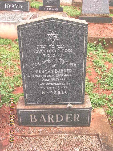 BARDER Herman -1966