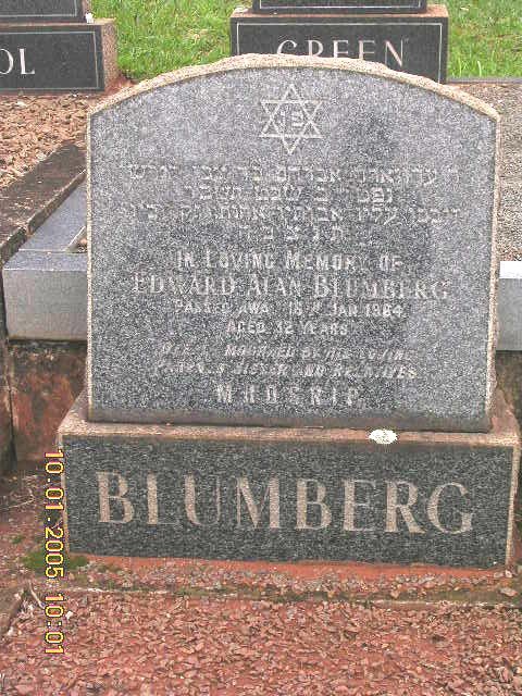 BLUMBERG Edward Alan -1964